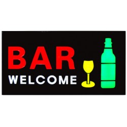 Φωτεινή επιγραφή LED Bar Welcome