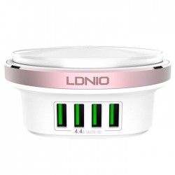 Φωτάκι νυκτός με 4 εξόδους USB 4.4A - LDNIO A4406