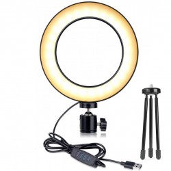 Επαγγελματικό Ring Lamp Light LED USB 26x3,5x28