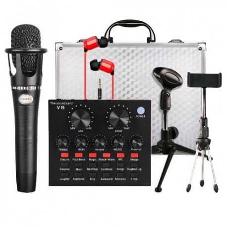 Πυκνωτικό μικρόφωνο με πλήρες σετ εγγραφής - 881735 V8