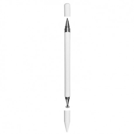 Στυλό αφής 2 σε 1 για Smartphone, Tablet, iPad - Λευκό