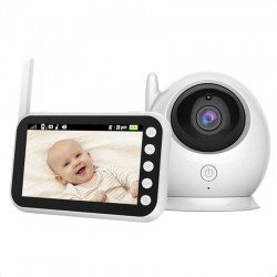 Ενδοεπικοινωνία μωρού 4.3" με κάμερα και ήχο ABM100S
