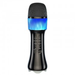 Ασύρματο μικρόφωνο karaoke με ενσωματωμένο ηχείο, led light Q99