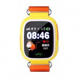 Παιδικό ρολόι με GPS, activity tracker TD-02 Κίτρινο