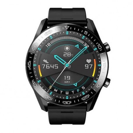 Smartwatch i12 1.28" - Μαύρο