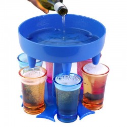 Διανεμητής ποτού με 6 χρωματιστά σφηνοπότηρα QuickShot