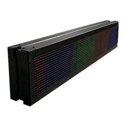 Κυλιόμενη πινακίδα LED διπλής όψης αδιάβροχη 100x20cm RGB