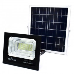 Ηλιακός προβολέας 150LED 200W IP67 CcLAMP CL-780s