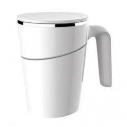 Κούπα-θερμός που δεν πέφτει 470ml - Suction mug Λευκό