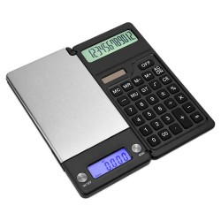 Ψηφιακή μίνι ζυγαριά τσέπης με αριθμομηχανή 1kg/0,1gr