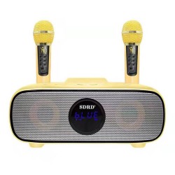 Σύστημα Karaoke με ασύρματα μικρόφωνα SDRD SD-316 Mαύρο