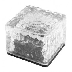 Ηλιακό LED φωτιστικό κήπου Ice cube 6000K Λευκό ψυχρό 1 τμχ