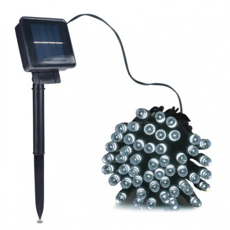Ηλιακά διακοσμητικά φώτα Solar lights 100 led Ψυχρό λευκό