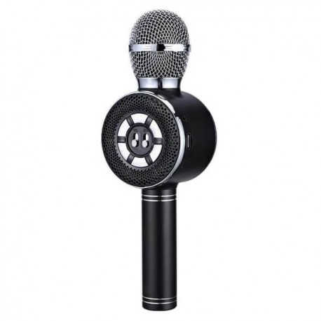 WS-669 Ασύρματο BT μικρόφωνο με ενσωματωμένο ηχείο, karaoke και disco light led