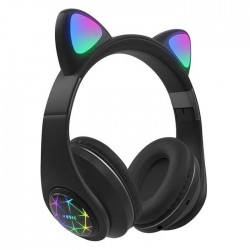 Cat M2 Ασύρματα Bluetooth Over Ear ακουστικά Μαύρο