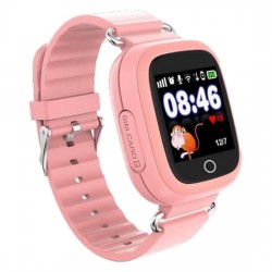 Παιδικό Smartwatch με GPS και Καουτσούκ/Πλαστικό Λουράκι K3 Ροζ