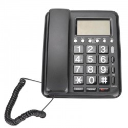 Τηλέφωνο με μεγάλα γράμματα OHO-933CID Μαύρο