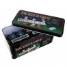 Σετ 200 αριθμημένες μάρκες Poker 20mm σε μεταλλικό κουτί με 2 τράπουλες και τσόχα
