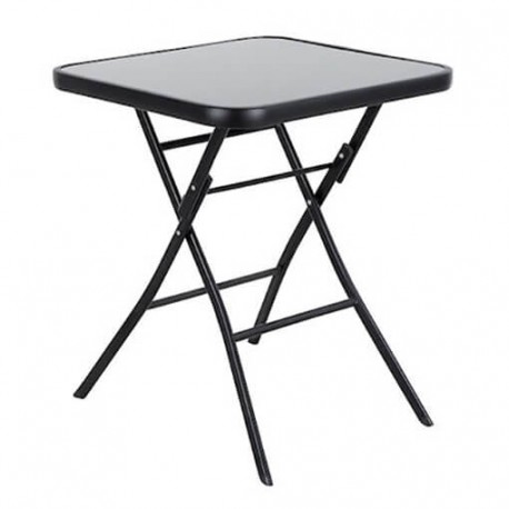 Τετράγωνο πτυσσόμενο τραπέζι 60x60x72cm