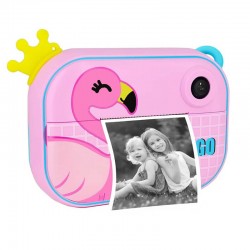 Παιδική instant φωτογραφική μηχανή Ροζ Flamingo