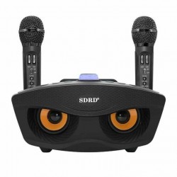 Σύστημα Karaoke με ασύρματα μικρόφωνα SDRD SD-306S Μαύρο