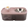 Συντριβάνι νερού κατοικίδιων & μπολ φαγητού 3L Ροζ