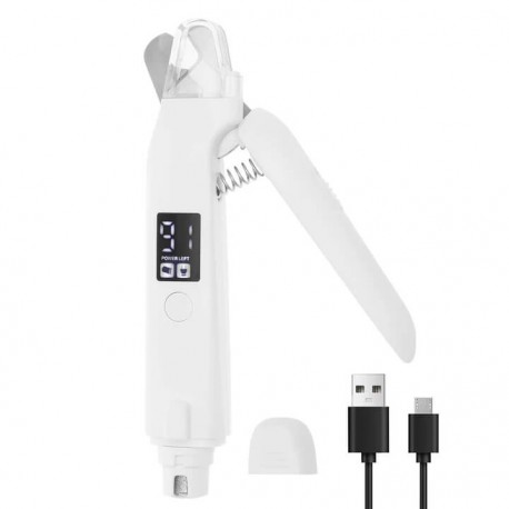 Επαναφορτιζόμενη η λεκτρική λίμα νυχιών για σκύλους & γάτες