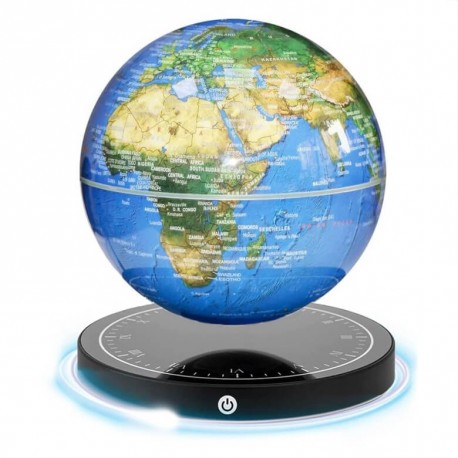 Μαγνητική αιωρούμενη υδρόγειος σφαίρα με φωτιζόμενη βάση