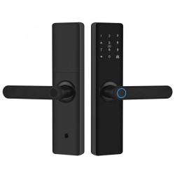 Ηλεκτρονική Wi-fi κλειδαριά πόρτας Μαύρο