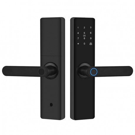 Ηλεκτρονική Wi-fi κλειδαριά πόρτας Μαύρο