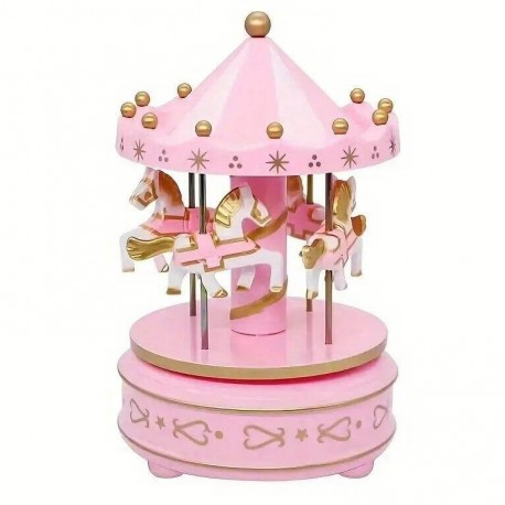 Κουρδιστό καρουζέλ Ροζ