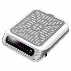 Επαγγελματικός επαναφορτιζόμενος απορροφητήρας σκόνης 100W 858-16 Ασημί