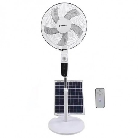 Ηλιακός ανεμιστήρας ορθοστάτης 16" 228F Λευκό