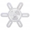 Πτυσσόμενος ανεμιστήρας οροφής LED 41cm U-shaped Λευκό