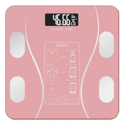 Smart ζυγαριά μπάνιου με λιπομέτρηση έως 180Kg ΟΕΜ - Ροζ